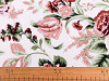 Cotton flannel fabric, flowers