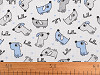 Cotton cloth / muslin fabric, dogs