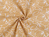 Cotton fabric / canvas, leaves