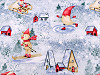 Christmas cotton fabric / canvas