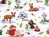 Christmas cotton fabric / canvas