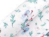 Tissu/Toile de Noël en coton, Gnomes 