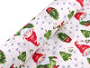 Tissu/Toile de Noël en coton, Gnomes 