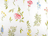 Cotton fabric / canvas meadow flowers