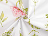 Cotton fabric / canvas meadow flowers