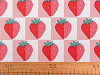 Cotton fabric/canvas, strawberry