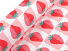 Cotton fabric/canvas, strawberry