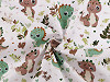 Cotton fabric / canvas, dinosaur