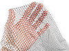 Elastic mesh with rhinestones 