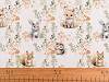 Cotton fabric /canvas, animals