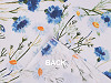 Bavlnená látka / plátno kvety