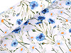 Bavlnená látka / plátno kvety