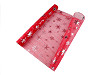 Christmas organza with snowflakes, width 50 cm