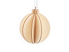 Christmas folding wooden decorations ornament, bell, angel