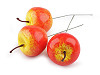 Artificial apples on a wire