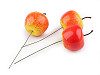 Artificial apples on a wire