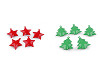 Schellen/Glocken Weihnachtsbaum, Stern