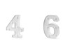 Glowing numbers for birthdays and New Year