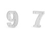 Glowing numbers for birthdays and New Year
