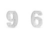 Glowing numbers for birthdays and New Year
