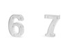 Glowing numbers for birthdays and New Year
