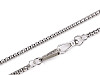 Chain for handbags and mobile phones with carabiner, length 120 cm