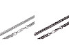 Kette für Handtaschen mit Karabiner, Länge 120 cm