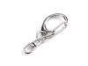 Metal Keyring / Keychain Clip 17x40 mm