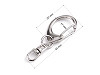 Metal Keyring / Keychain Clip 17x40 mm