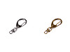 Metal Keyring / Keychain Clip 17x40 mm