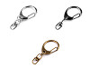 Metal Swivel Clasp / Carabiner 26x54 mm