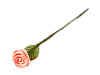 Mini satin rose on a wire