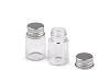 Glass bottle with screw cap 25x42 mm