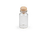 Glass bottle vial with wooden stopper