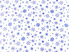 Christmas wrapping paper - reindeer, snowflakes, stars 0.7x2 m