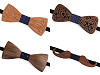 Wooden bow-tie notes, flowers, mustache