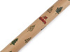 Wrapping paper Christmas natural 0.7x2 m