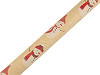 Wrapping paper Christmas natural 0.7x2 m
