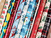 Christmas wrapping paper with glitter 0.7x2 m