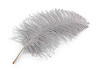 Plumas de avestruz, largo 50-55 cm