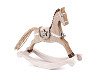 Rocking horse decoration with jinglebell