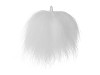 Decorative fur pom-pom for making gnomes and figures Ø8 cm