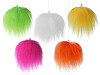 Decorative fur pom-pom for making gnomes and figures Ø8 cm