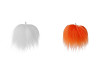 Decorative fur pom-pom for making gnomes and figures Ø8 cm