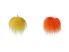 Decorative fur pom-pom for making gnomes and figures Ø8 cm