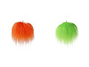 Pompón de pelo decorativo para realizar gnomos y figuras Ø8 cm
