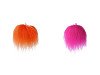 Decorative fur pom-pom for making gnomes and figures Ø8 cm