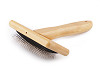 Combing brush / wooden comb for macrame 5.5x10.5 cm