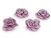 Satin rose flower to sew or glue on Ø5 cm