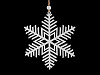 Wooden snowflake for hanging Ø14.5 cm